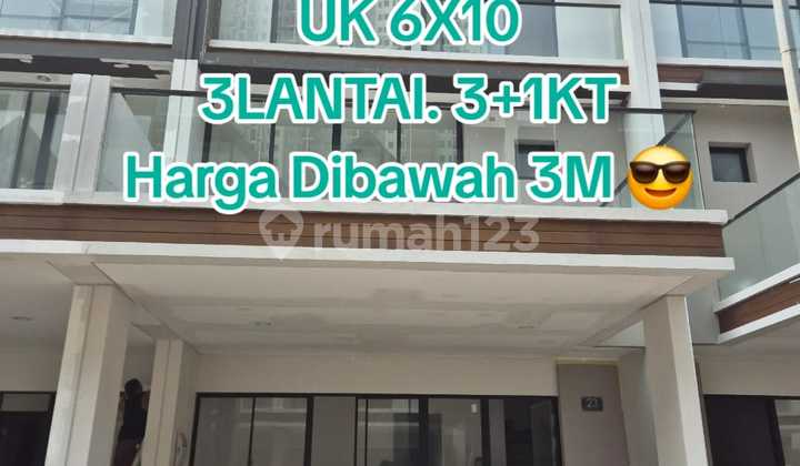 Super Sale! Rumah Pik2 6X10 3 Lantai Layout Paling Functional