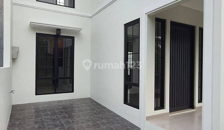 Rumah bagus mewah minimalis modern di anggrek loka bsd
