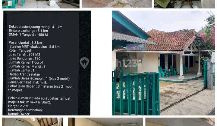 Rumah Dekat Stasiun Di Kedaung Pamulang -han 1