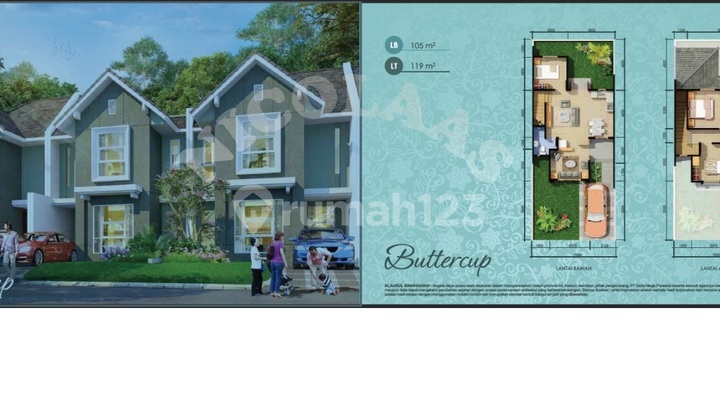 For Sale House in Suvarna Sutera Housing, Bahana Cluster, Pasar Kemis, Tangerang. 2