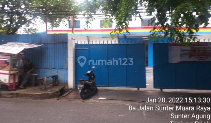 Pabrik strategis harga miring lt 2.108mtr Sunter agung jarang ada Jakarta Utara  1