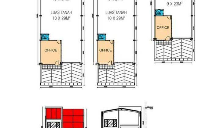 Gudang distribusi murah masuk kontainer dkt tol Karawang Barat  2