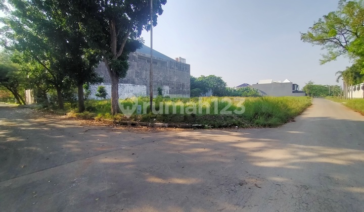 Kavling Hoek siap bangun harga miring lt 1120mtr intercon jarang ada intercon bagus 