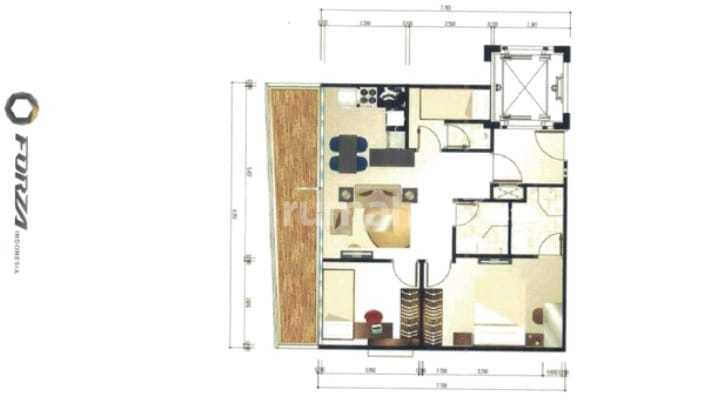 Satu Tower Apartemen di Jual Murah Lt 3.215Mtr Trima Beres Menteng Dalam Jakarta Selatan 2