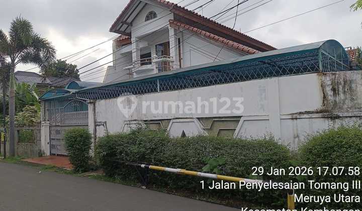 Rumah Hoek di Obral Murah Lt 370Mrr Kavling Dki Meruya Utara Jakarta Barat