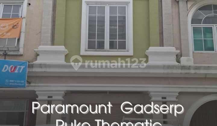 Ruko 3 Lantai Strategis Pasar Paramount Gading Serpong