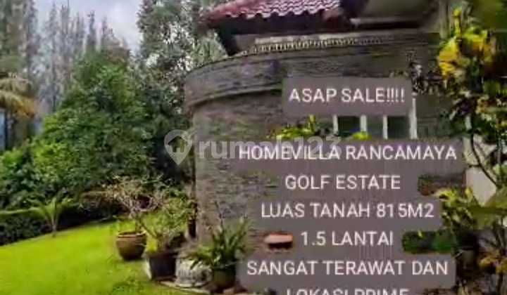 Homevilla Rancamaya Golf Estate, Sangat Terawat dan Lokasi Prime 1