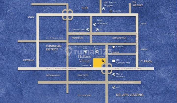 Dijual Office Tower Holland Village Jakarta Pusat Termurah 2