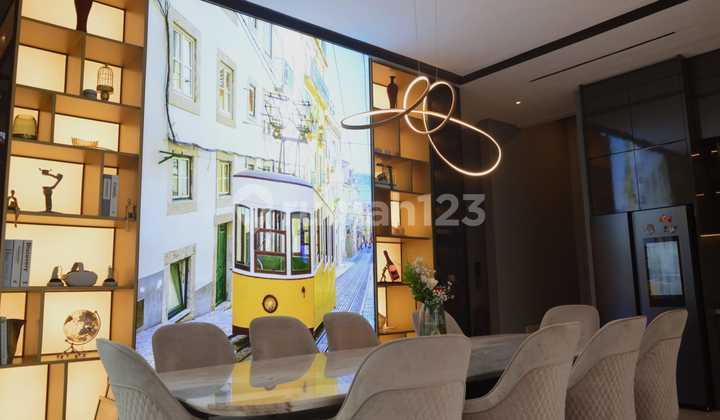Dijual Rumah 3 Lantai Lakewood Navapark BSD Furnished 2