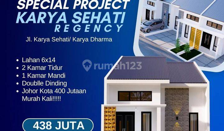 Rumah Baru Modern Minimalis di Karya Sehati 1