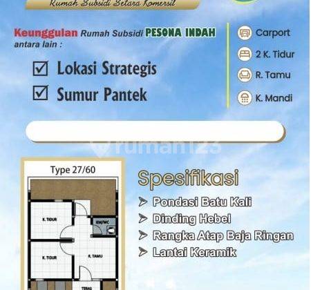 Rumah Subsidi di Pesona Indah Muktijaya Dibawah 200 Juta 73212 2