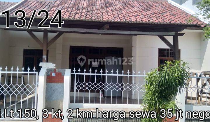 Rumah Sewa Luas Kondisi Dalam Rapi di Harapan Indah Siap Dihuni  1