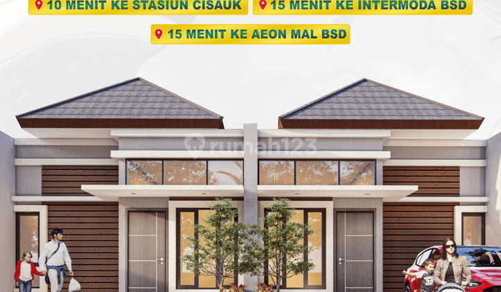 Rumah murah 1 lantai dekat stasiun dan tol  1