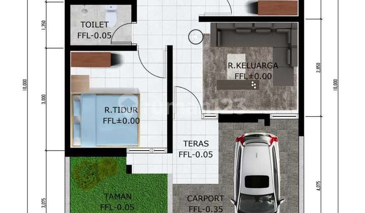 Hunian Asri 1 Lantai Murah Dekat Stasiun dan Tpl Hunian Asri 1 Lantai Murah Dekat Stasiun dan Tpl