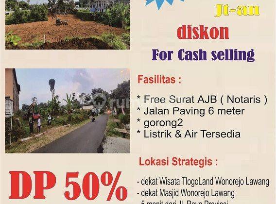 Promo Tanah Kavling Jl Tlogorejo Wonorejo Lawang Malang Dekat Wisata Tlogoland 2