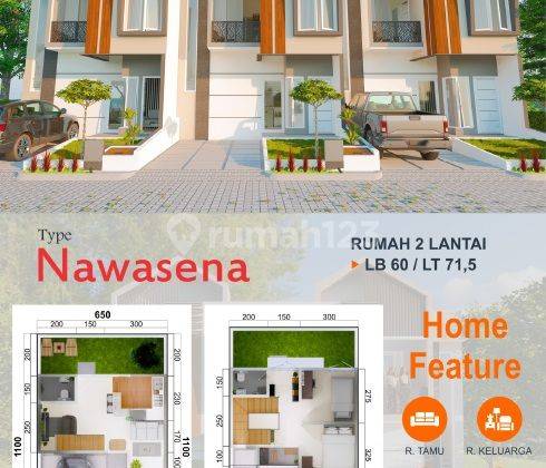 Rumah Murah SHM 2 Lantai Kota Malang  1