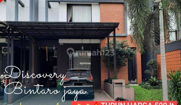 Turun Harga Rumah 160/135 4BR Minimalis Discovery Bintaro sektor9 2