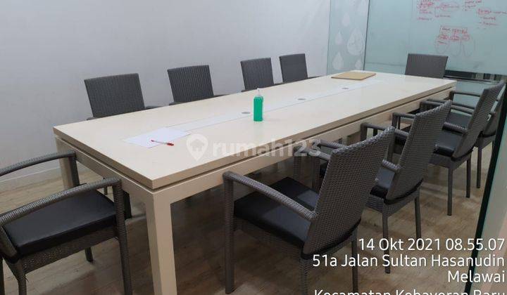 Ruang Kantor Full Furnished Siap Pakai. Akses MRT.  1