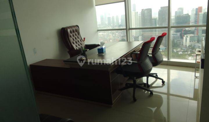 Ruang Kantor Full Furnished Siap Pakai Free Overtime Bebas Ganjil Genap. Dekat Mall Kuningan city, apartemen. 1