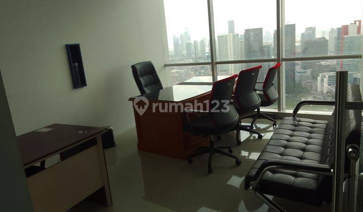 Ruang Kantor Full Furnished Siap Pakai Free Overtime Bebas Ganjil Genap. Dekat Mall Kuningan city, apartemen. 2