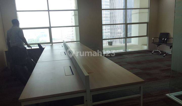 Space office Fully furnished. Bebas Ganjil Genap. Free Overtime. Ada Bank, Cafe, Gym, Swimming pool  1