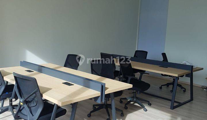 Space Office Available Fully Furnished Bebas Ganjil Genap.Free Overtime. Fasilitas gedung lengkap  1