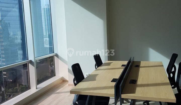 Space Office Available Fully Furnished Bebas Ganjil Genap.Free Overtime. Fasilitas gedung lengkap  2