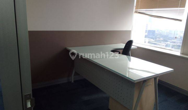 Ruang Kantor Full Furnished Siap Pakai Bebas Ganjil Genap. Dekat kedutaan China, Mall, Hotel. 2