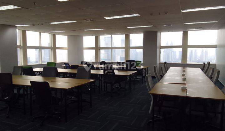 Ruang Kantor Full Furnished Siap Pakai Bebas Ganjil Genap. Dekat kedutaan China, Mall, Hotel. 1