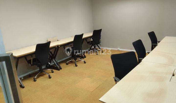 Space Office Fully Furnished Siap Pakai. Bebas Ganjil Genap. Dekat One Satrio, Kedutaan China, Lotte Avenue. 1