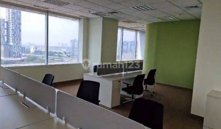 Space Office Furnished Siap Pakai Bebas Ganjil Genap. Ada Bank BNI, BCA, restoran lengkap  2