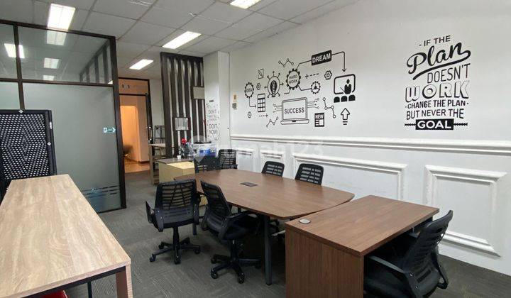 Space Office Furnished Bebas Ganjil Genap. Cocok untuk Start Up. 1