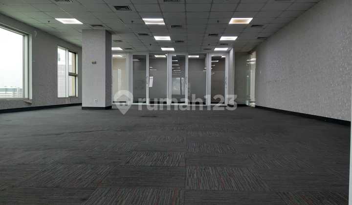 Partitioned Office Space. Near Transjakarta Bus Stop.