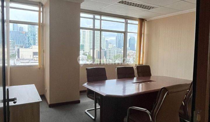 Kantor Semi Furnished. Depan Sta LRT. Bebas Ganjil Genap.Ada Bank Mandiri  1