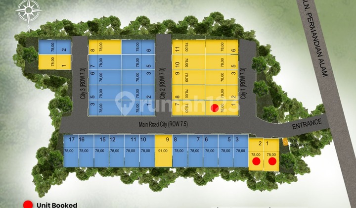 Rumah Minimalis Modern Metro City Tanjung Bunga Free Kanopi Tandon Mesin Air Subsidi Biaya 2