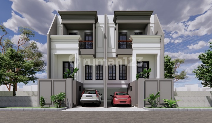 3-Story Modern House in the Center of Makassar City with Free Fence and Canopy 3-Story Modern House in the Center of Makassar City with Free Fence and Canopy
