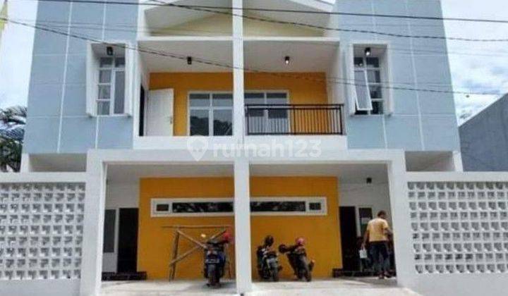 Rumah Dua Lantai Tengah Kota Makassar Promo Chas Free Kanopi Pagar Free Biaya 2