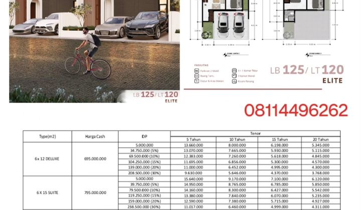 Cluster Mutiara Land Hunian Ekslusif Type 157 Sudah 5 Kt 4 Km Dengan Kolam Renang Pribadi. Pembelian Chas Promo Free Biaya 2