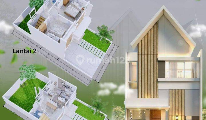 Rumah Modern Minimalis Cluster Grand Pangeran City Hertasning Lokasi strategis tengah kota Makassar Dekat Dengan Pusat Perbelanjaan dan Perkantoran di Jalan Hertasning  2