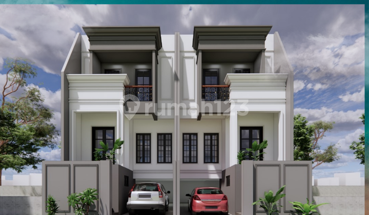 3-Story Modern House in the Center of Makassar City with Free Fence and Canopy 3-Story Modern House in the Center of Makassar City with Free Fence and Canopy