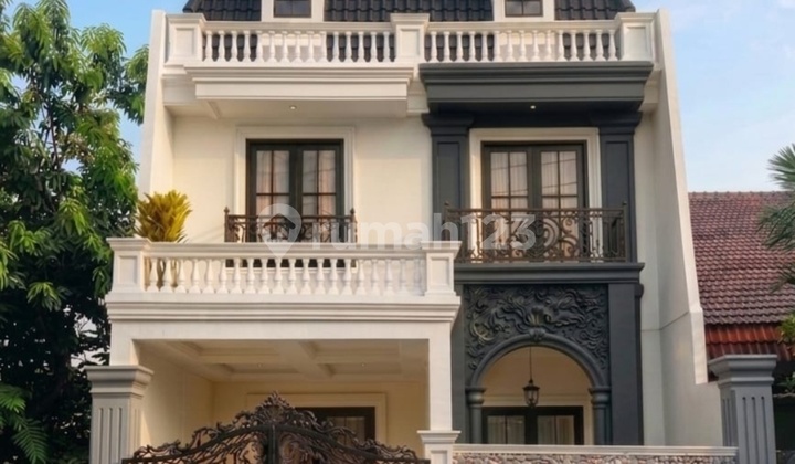 Rumah Modern Dua Lantai 6X20 Desain American Classic dengan 5 KT Lokasi Hertasning Makassar Free Kanopi Ac Tandon Air