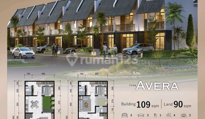 Modern 2-Story House in Zerenade Cluster Citraland Hertasning Promotion Free Canopy AC Free Fees Modern 2-Story House in Zerenade Cluster Citraland Hertasning Promotion Free Canopy AC Free Fees