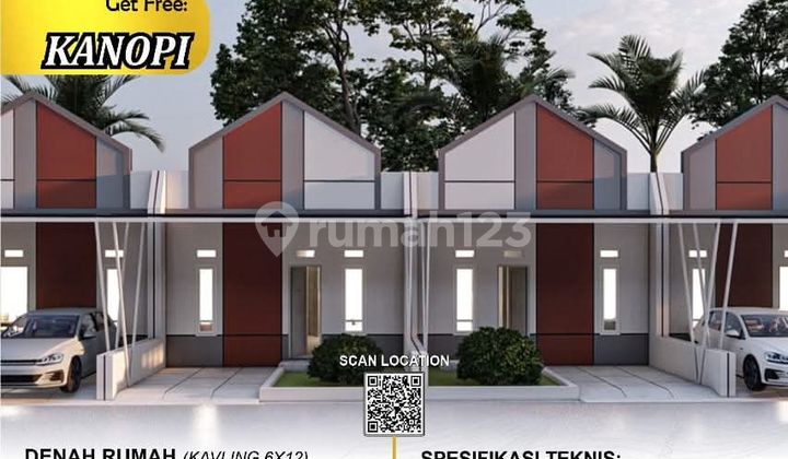 Rumah Modern Subsidi Rasa Komersil Green Cakra Parangbanoa Pallangga 3 Free Kanopi Telah Dihuni 100 Kk 2