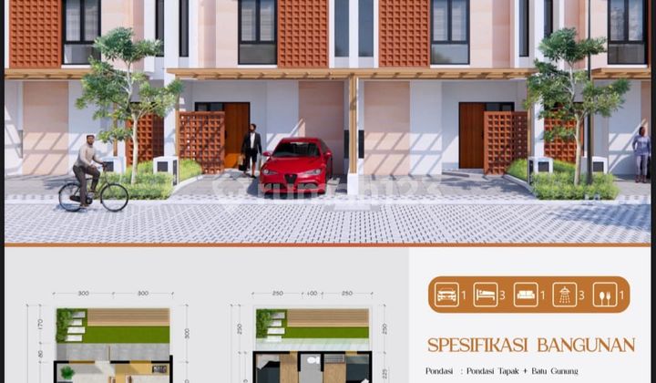 Rumah Modern 2 Lantai Cluster Premier Avenue Promo Kanopi Free Biaya