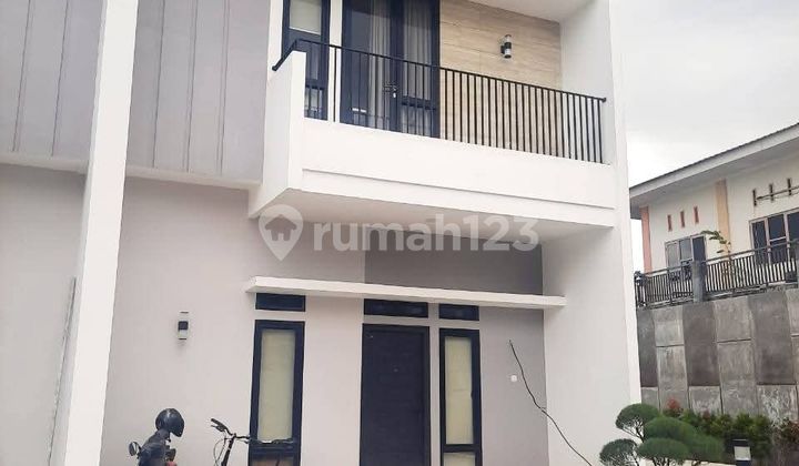 Modern 2-Story House Upa Mansion Design Minasaupa Makassar Promotion Free Canopy Free Fees Free Water Tank Pump