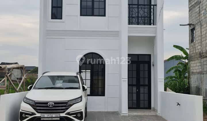 Rumah Dua Lantai Desain American Classic The Jaguar Mansion Type 60/75 Free Biaya2  1