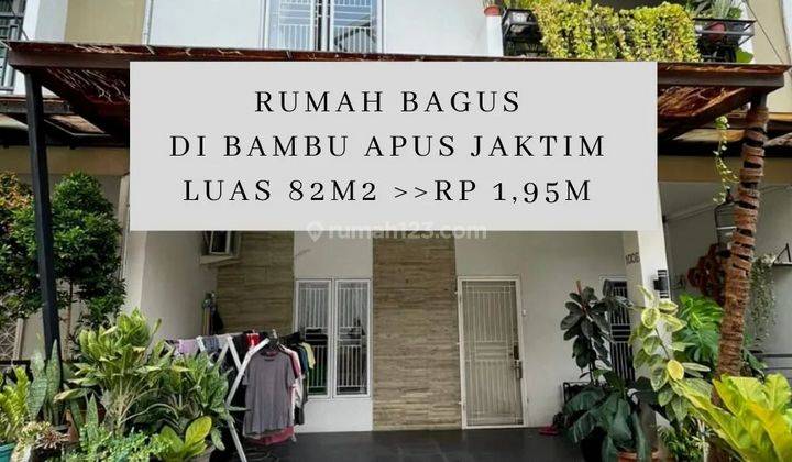 Rumah murah di Bambu apus jakarta timur 1