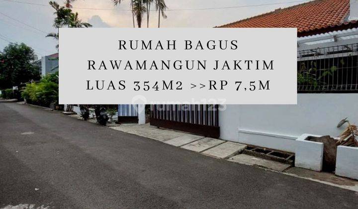 Rumah murah di Rawamangun jakarta timur 1