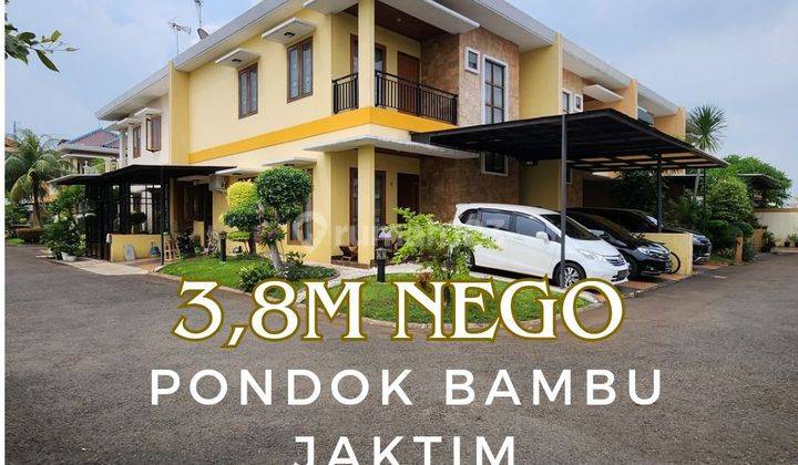 Turun Harga Rumah Pondok Bambu Jakarta Timur 1