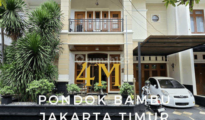 Rumah Semi Furnished Di Dekat Tiptop Pondok Bambu Jakarta Timur 1